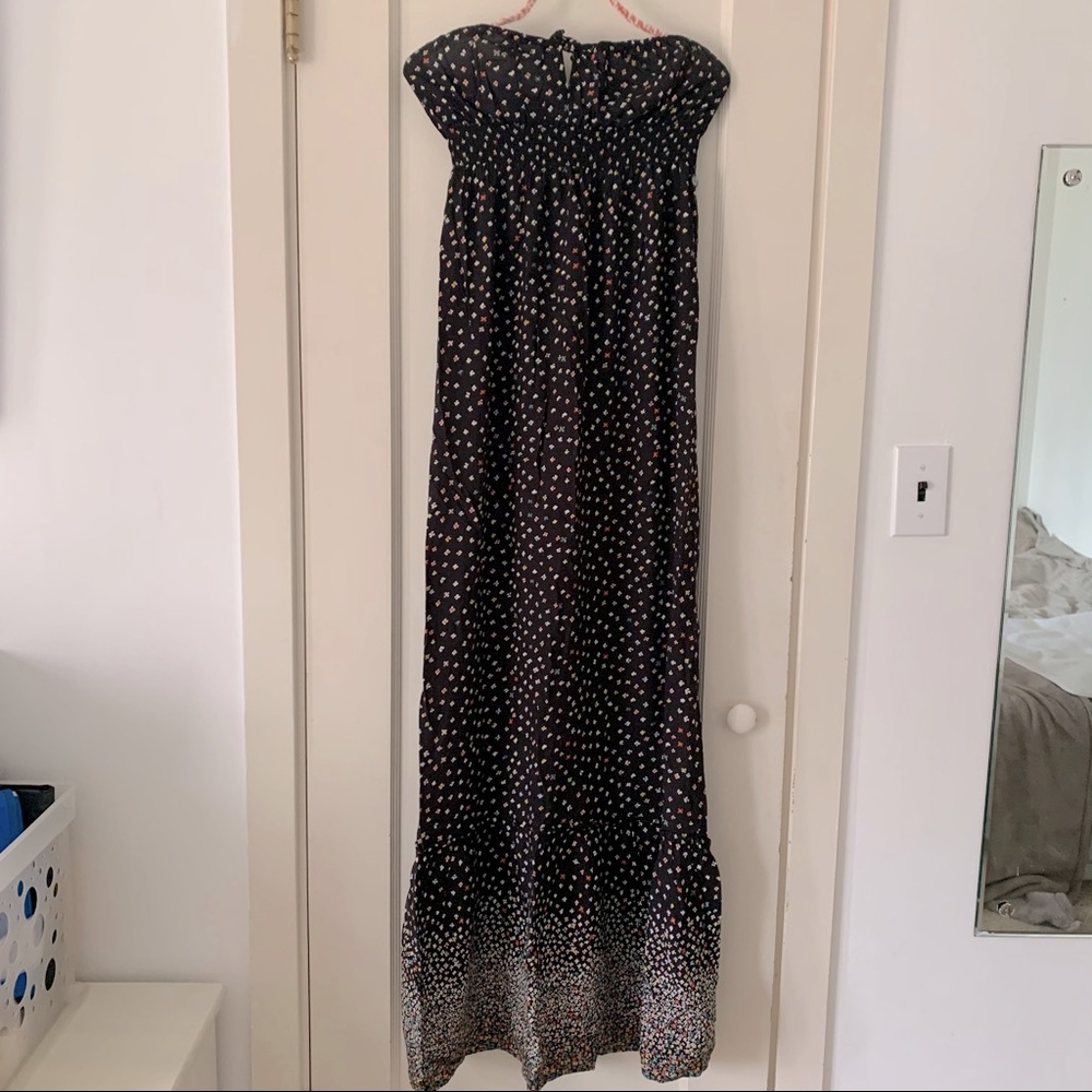 Roxy Floral Strapless Maxi Dress